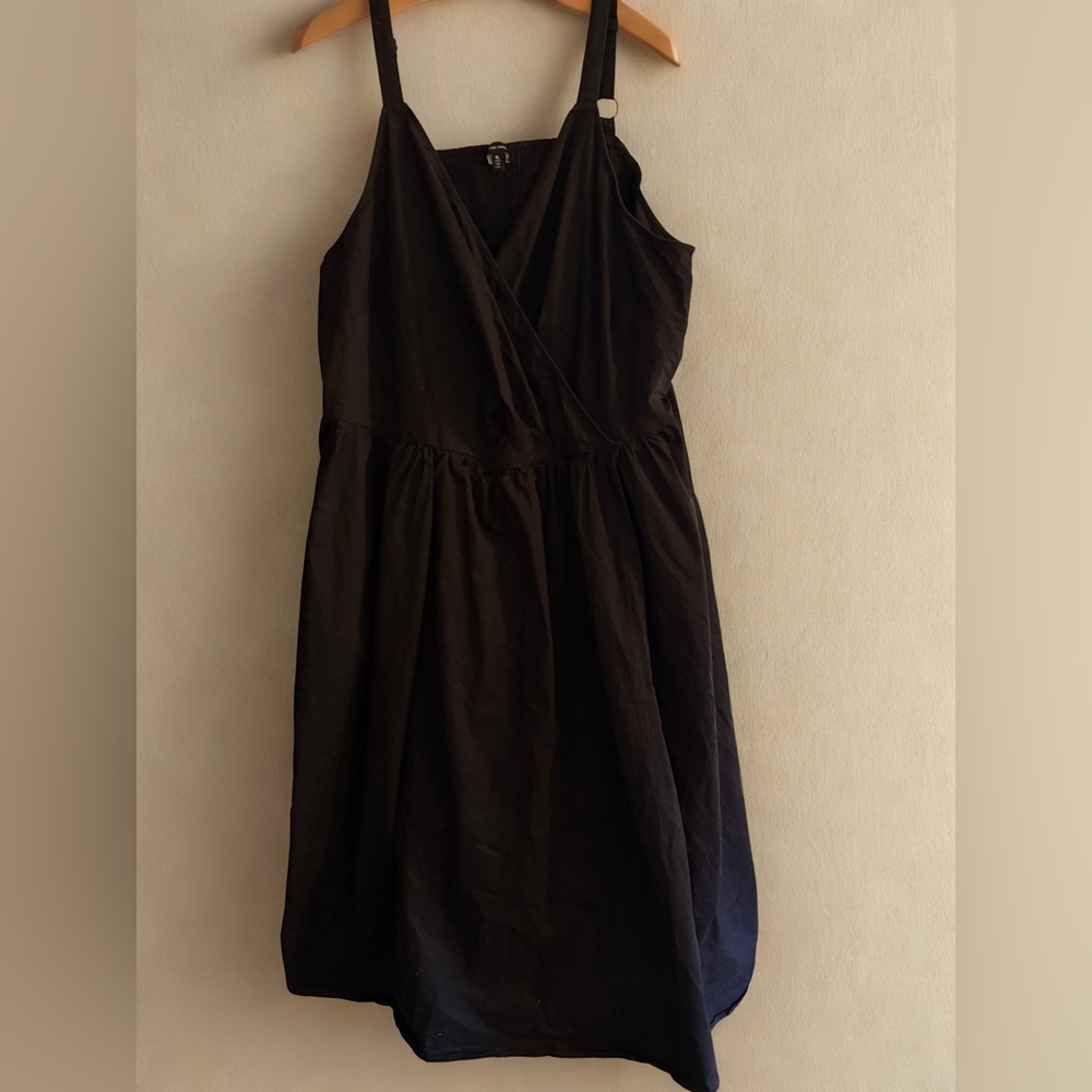 Universal Standard Bellport Sateen Crossover Dress